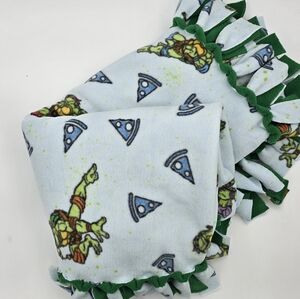 Teenage Mutant Ninja Turtles Pizza Paint Splatter FleeceTeen/kids blanket 56x70